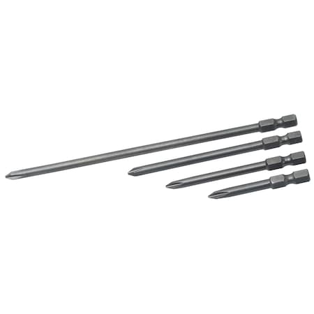 Urrea Ph No 3 1/4X3-1/2 Heavy-duty 1/4 hex power drive Phillips bits 12033X